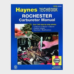 Haynes Reparations H�ndbog, Rochester Carburator