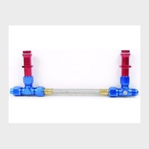 Fuel Line i Rustfri & Alu til Holley karburator 4160 serie  (10403)