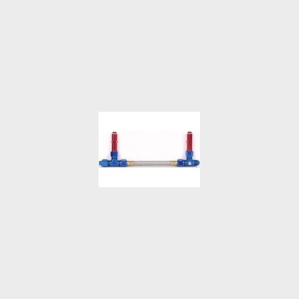 Fuel Line i Rustfri &amp; Alu til Demon karburator  (10416)