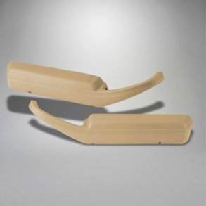 Armrest doeskin / beige h�jre & venstre Chevrolet Corvette 1978 til 1980 (Eck. 106678)