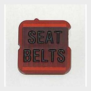 Corvette Seat belt warning lens 1968-71