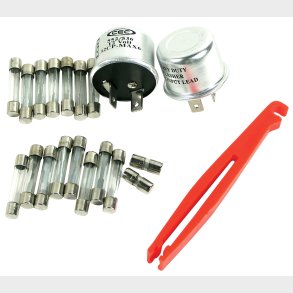 Sikringss�t med blinkrel� Corvette 1975-77 (Eck 106800 - VFK7577)