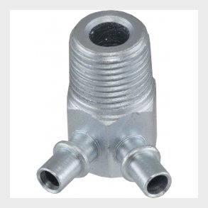 Intake vacuum fitting, 2-port, 1965-73 Corvette