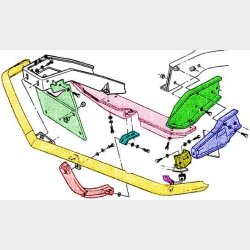 Corvette Bumper Guard Bracket, Right, Front 68-72