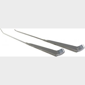 Corvette Windshield Wiper Arms, Stainless Steel, 1
