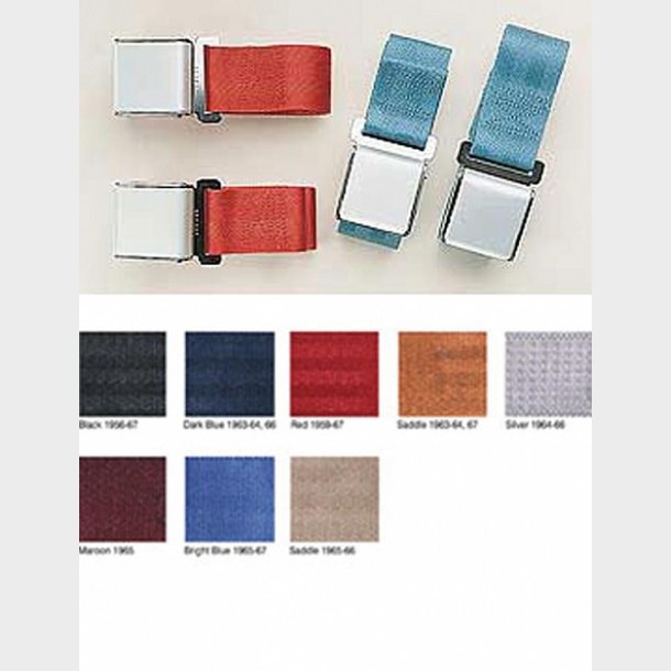 Corvette Seat Belt Set, Replacement, 1963-67 