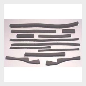 Corvette Radiator Shroud Seal Kit, With A/C 1976