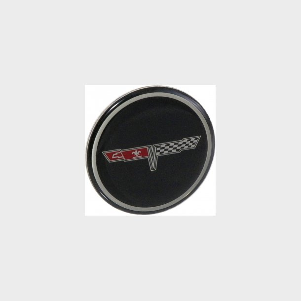 Corvette Wheel Center Cap Emblem, 1980-81 