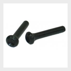 Corvette Air Vent Outlet Knobs, Black, 1972-77 