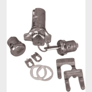 L�se s�t t�nding og d�re m/n�gler 1977L -1982 Corvette PY184