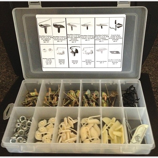 Clips s�t med 130 stk. Buick (113-001-BU)