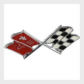 Trim Plate Emblem, Center Console, 1968 Corvette