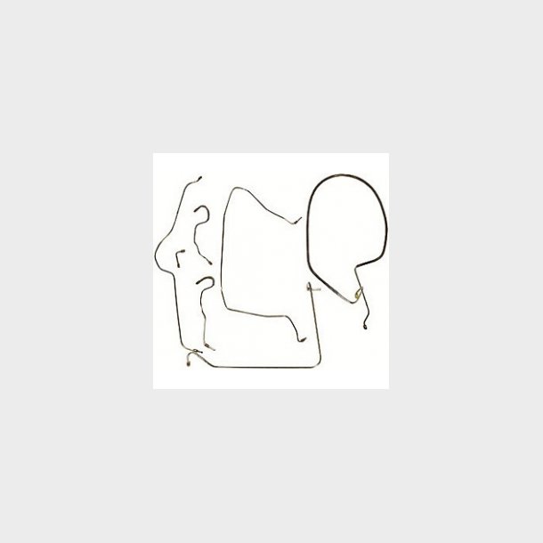 Corvette Bremser�r s�t i rustfri st�l 1963-1967