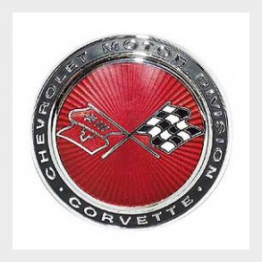 Corvette Front Emblem, Sunburst, 1973-74 