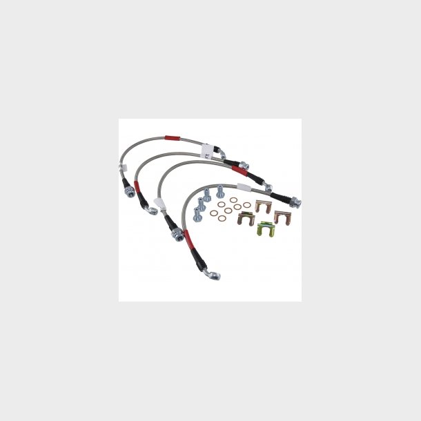 Corvette Braided Brake Hose Set, SS 1997-04