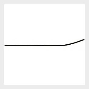 Outer Door Felt, Right, 1968 Corvette