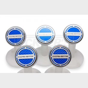 Fluid Cap Cover Set, Automatic, Corvette Lettering