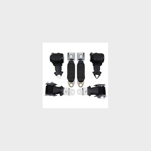Retractable Shoulder / Lap Belt Set 1972-1973 Corvette Coupe