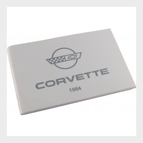 Corvette owners manual C4 1984