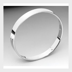 Corvette forlygte ring i rustfri st�l 1956-1957