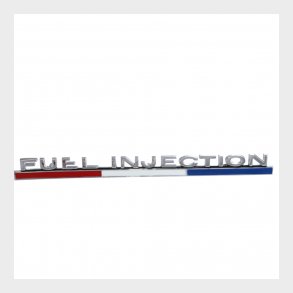 Corvette Side Fender Emblem, With Fuel Injection, 