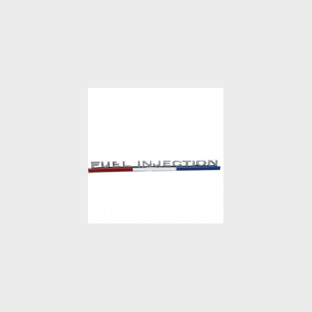 Corvette Side Fender Emblem, With Fuel Injection, 