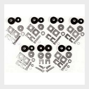 Body Mount Kit 1964-1967 Corvette Coupe Only, part ECK125040