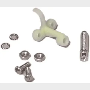 Lygtejustering s�t med 1 stk. Corvette 1956 til 1982 (Ecklers 118521) Headlamp Adjusting Screw