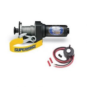 Spil 1500 Lbs. = 680 kg. Superwinch T-Series Winches, 12 Volt (Superwinch 1215200)
