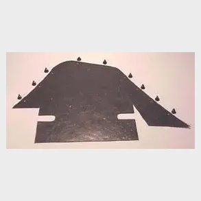 Inner dust shield right 1969-1982 Corvette