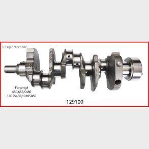Krumtap m. lejer Chevrolet 262/4,3 V6 1992 til 19 (Enginetech 129100 - CRK18074)