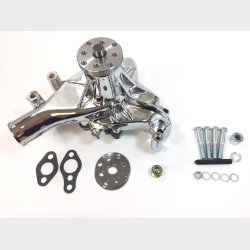 Vandpumpe Lang High Volume Chrome Chevrolet V8 S/B 1955 til 1987 (1449NB)