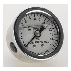 Benzintryksur vskefyldt 0-15 psi med 1/8" NPT (1563)