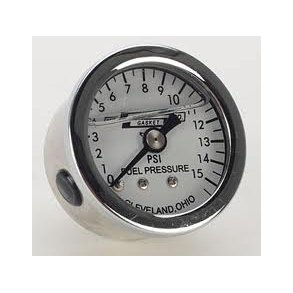 Benzintryksur vskefyldt 0-15 psi med 1/8