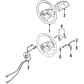 Hornkontakt GM 1994 til 2002 (GM 16752006) Horn Contact Kits