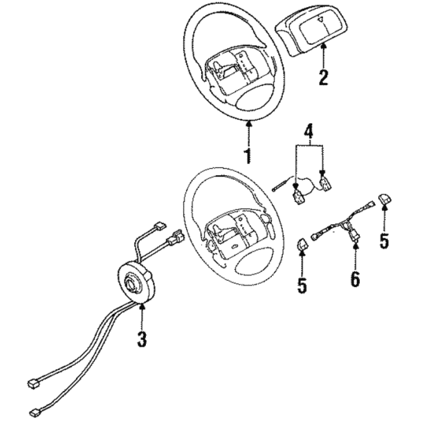 Hornkontakt GM 1994 til 2002 (GM 16752006) Horn Contact Kits