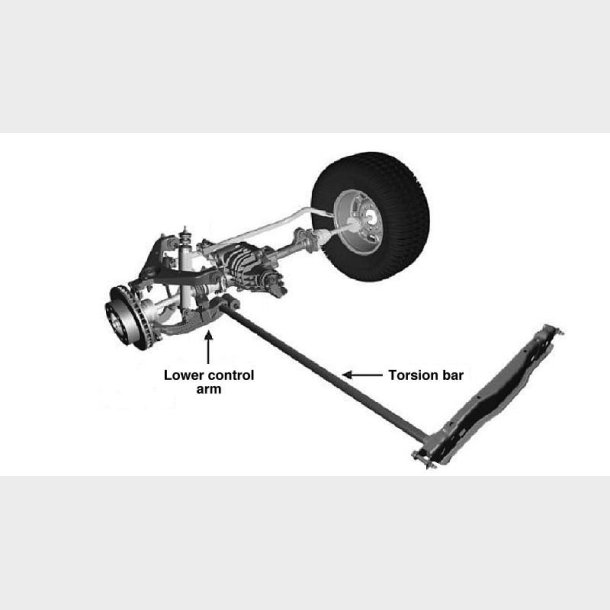 Forfjeder / torsion fjeder s�t m. 2 stk. GM truck 1988 til 2003 (1762)