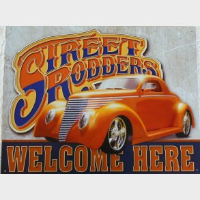 Metalskilt Street Rodders