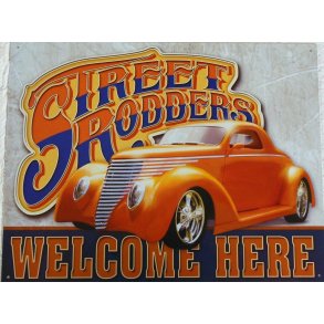 Metalskilt Street Rodders