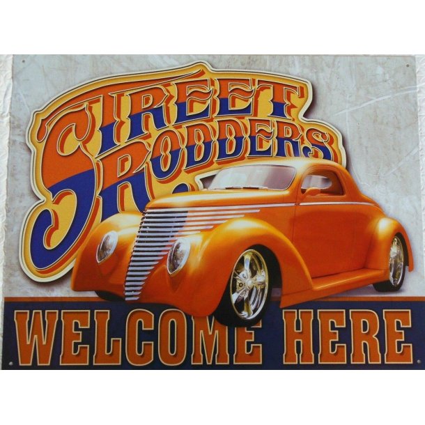 Metalskilt Street Rodders