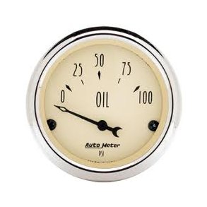 Auto Meter Street Rod/Antique olietryksmler 2-1/16