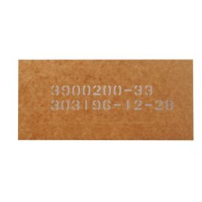 1953-1972 Frame Serial Number & Date Restoration Stencil 10725