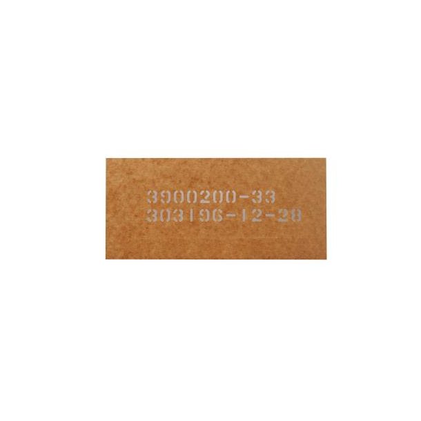 1953-1972 Frame Serial Number &amp; Date Restoration Stencil 10725