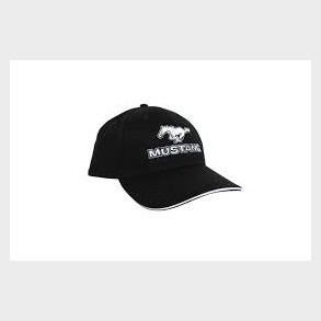 Cap Ford Mustang 1964-2021 Ford Mustang Cap - Mustang Black/Black Cotton Twill - Script W/Pony Logo