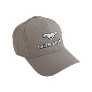 Cap Ford Mustang 1964-2021 Ford Mustang Cap - Mustang Black/Charcoal Cotton Twill - Script W/Pony 