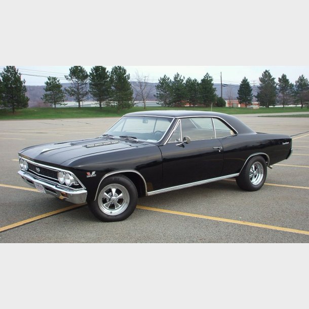 Frontrude 2 tonet GM Chevelle, Skylark 2 d�rs hardtop/Conv. m.m. se info 1964 til 1967 (DW670GB)