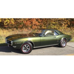 Frontrude 2 tonet Camaro/Firebird hardtop 1967 til 1969 (DW688GB)