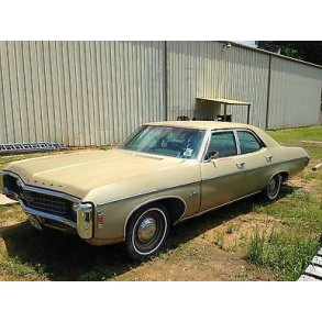 Dr hjre for Chevrolet F/S 4 drs sedan 1969 til 1970 (Brugt Texas import)