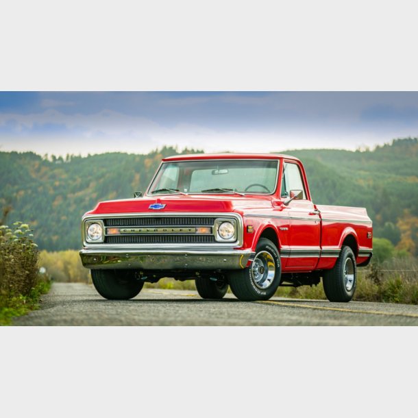 Frontrude 2 tonet Chevrolet/GMC truck 1967 til 1972 (DW685GB - DW794GB)