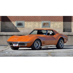 Dr hjre Corvette 1969 til 1976 (Brugt Texas import)
